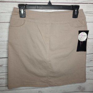 SLIM SATION BY MULTIPLES WOMEN'S SZ 6 SKORT